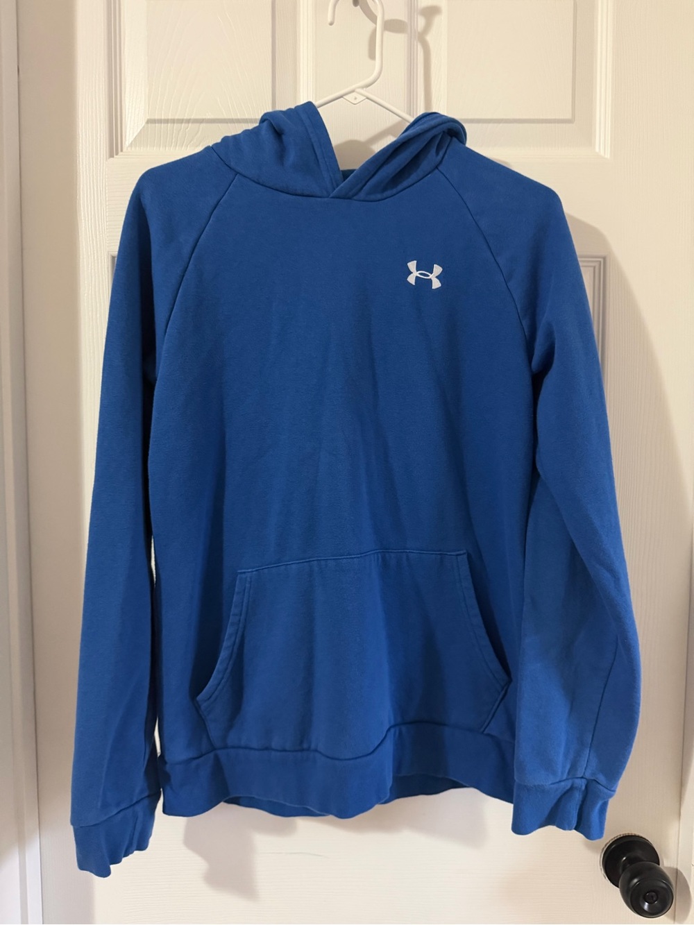Under Armour Blue Hooded Pullover Sweatshirt Youth XL
